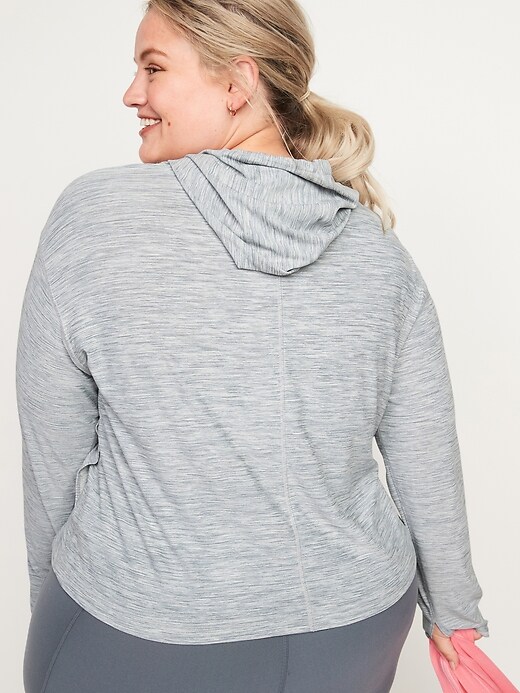 Image number 8 showing, Breathe ON Slub-Knit Pullover Hoodie for Women