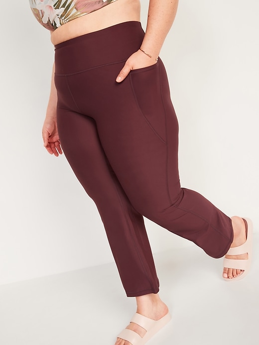 Image number 7 showing, High-Waisted PowerSoft Side-Pocket 7/8 Flare Pants