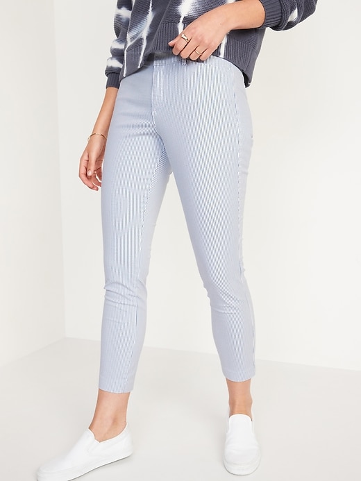 Image number 5 showing, Mid-Rise Pixie Chino Ankle Pants