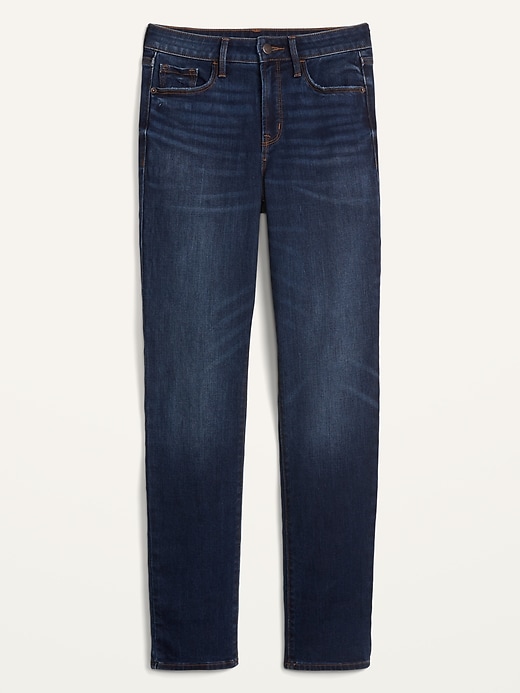 High-Waisted Power Slim Straight Jeans | Old Navy