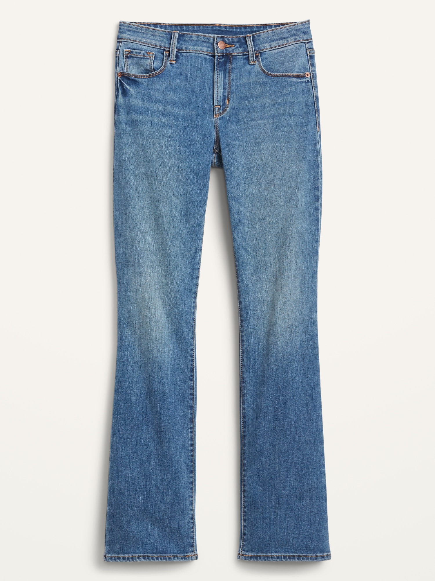 Mid-Rise Kicker Boot-Cut Jeans for Women | Old Navy