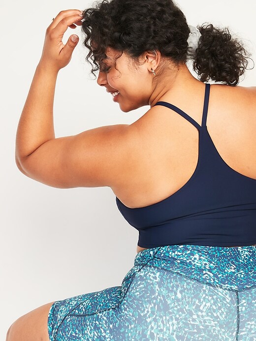 Light Support PowerSoft Longline Sports Bra for Women Old Navy