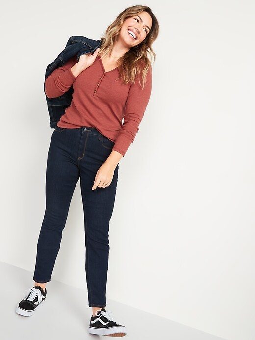 Image number 3 showing, Mid-Rise Pop Icon Skinny Jeans for Women