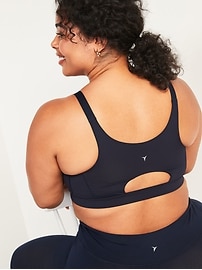 Old Navy - High-Support PowerSoft Zip-Front Sports Bra for Women