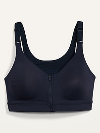 Old Navy High-Support PowerSoft Zip-Front Sports Bra for Women 38DDD-48D