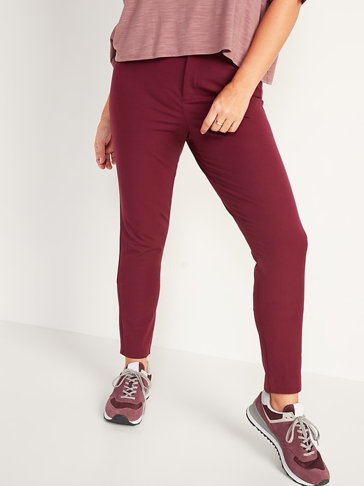 Image number 1 showing, High-Waisted Pixie Ankle Pants for Women 