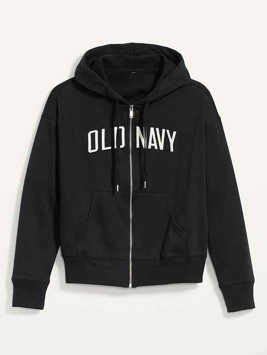 Logo-Graphic Zip-Front Hoodie | Old Navy