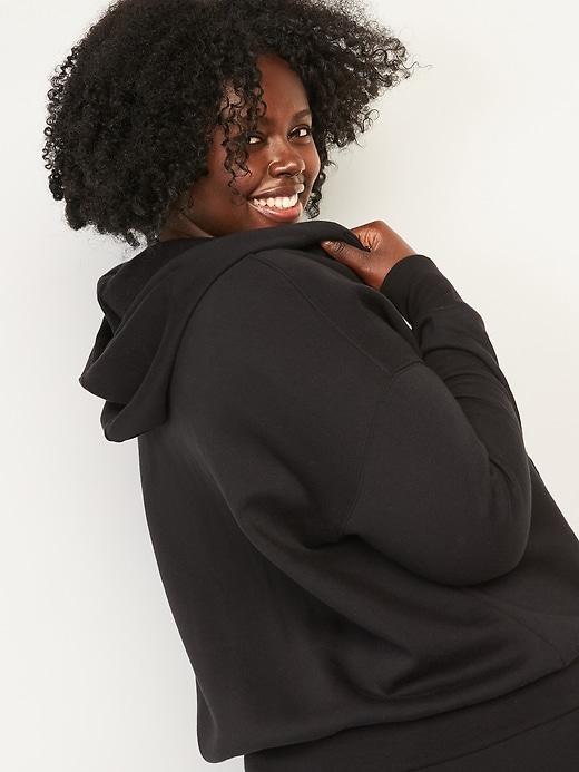 Image number 8 showing, Logo-Graphic Zip-Front Hoodie for Women