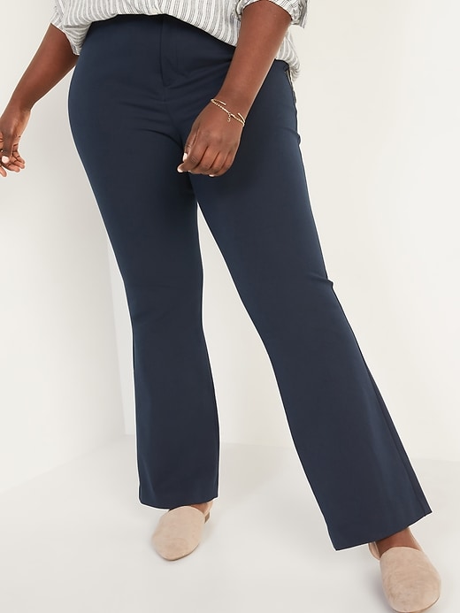 High-Waisted Pixie Full-Length Flare Pants for Women | Old Navy