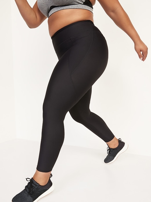 Image number 7 showing, High-Waisted PowerSoft 7/8-Length Side-Pocket Leggings For Women