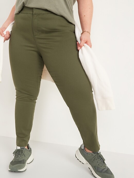 Image number 7 showing, Mid-Rise Pixie Chino Ankle Pants for Women