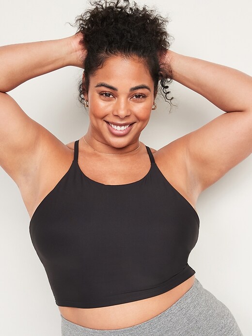 Image number 7 showing, Light Support PowerSoft Longline Sports Bra for Women
