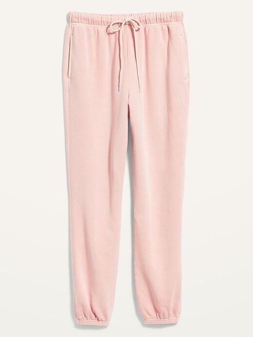 Image number 4 showing, Extra High-Waisted Cropped French-Terry Classic Jogger Sweatpants for Women
