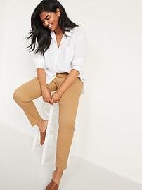 Mid-Rise Skinny Everyday Khakis for Women