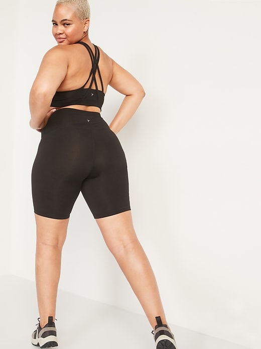 HighWaisted Elevate Compression Biker Shorts for Women 8inch inseam