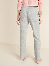 View large product image 3 of 3. French Terry Straight-Leg Sweatpants for Women