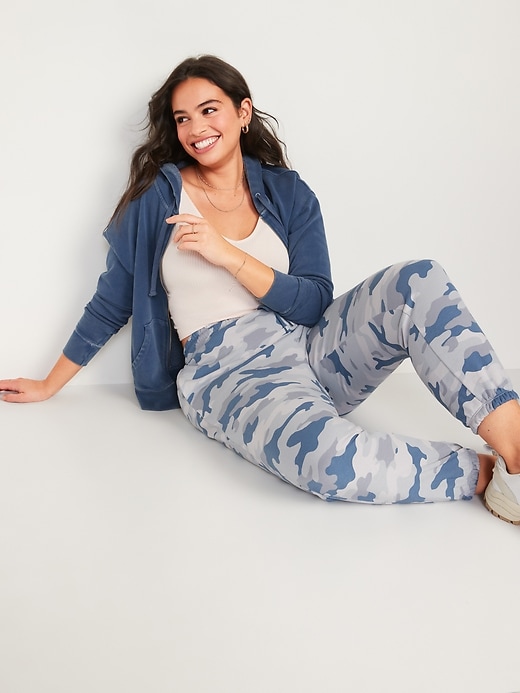 Image number 3 showing, French Terry Cinched-Hem Sweatpants for Women
