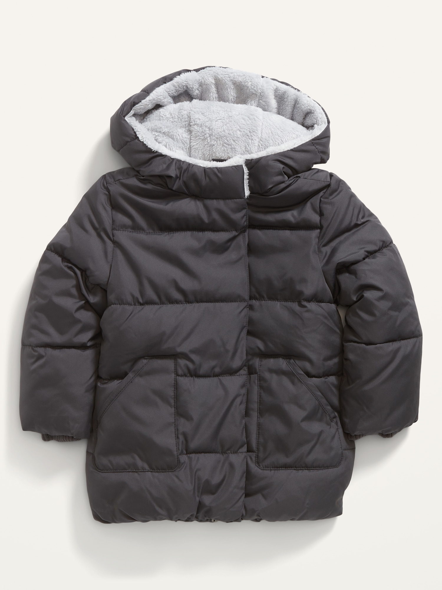Unisex Hooded Long Frost-Free Puffer Jacket for Toddler | Old Navy