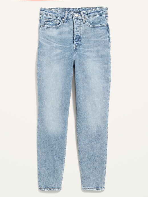 Image number 4 showing, Higher High-Waisted Button-Fly O.G. Straight Jeans