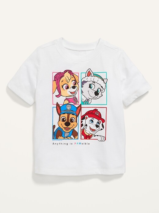 Old Navy Unisex Paw Patrol&#153 "Anything is PAWsible" Graphic T-Shirt for Toddler. 1