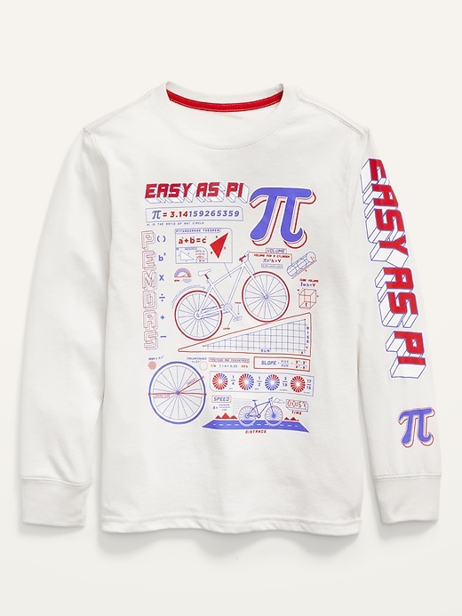 Gender-Neutral Long-Sleeve Graphic Tee For Kids