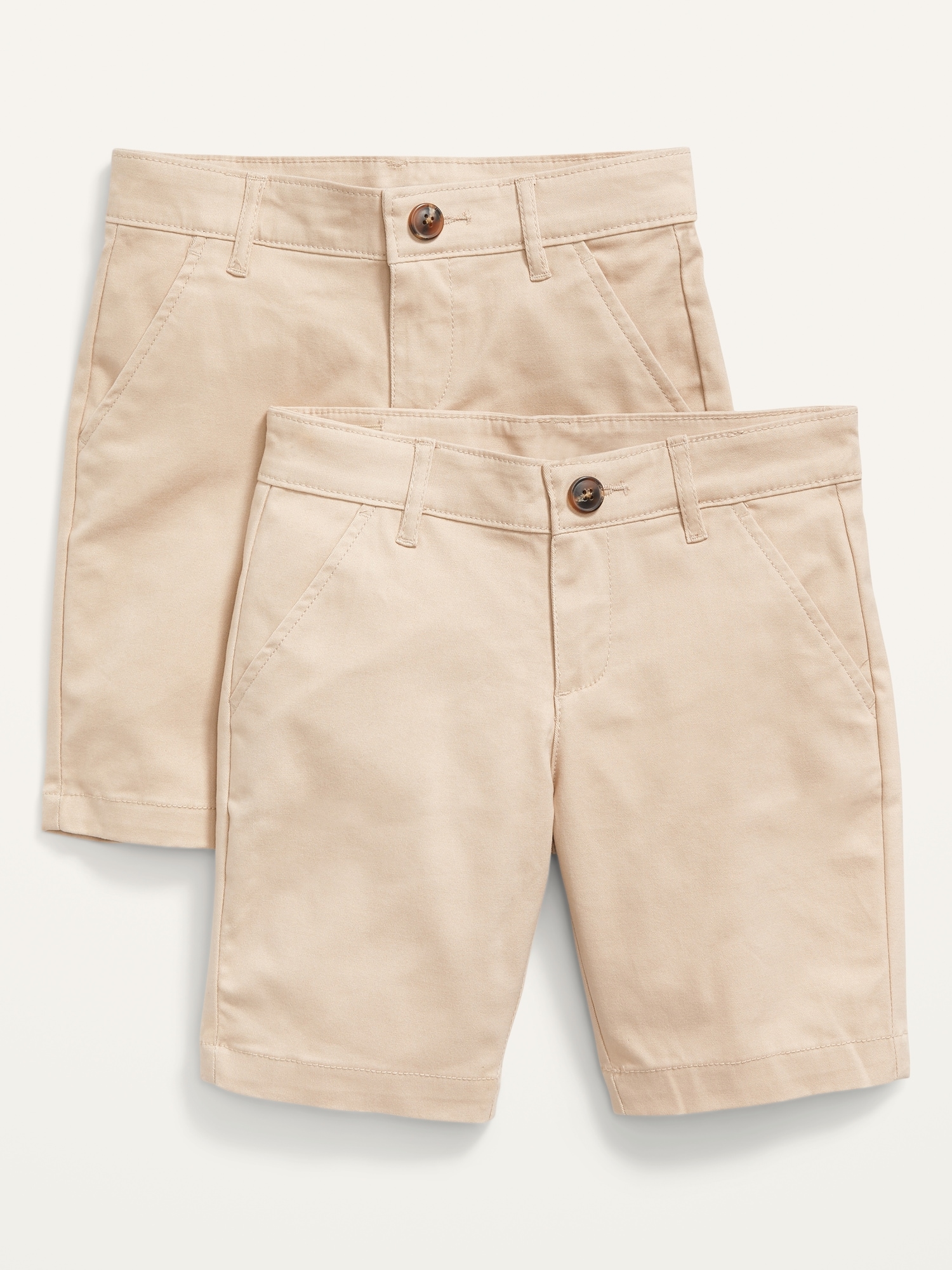 Uniform Twill Bermuda Shorts 2-Pack for Girls | Old Navy