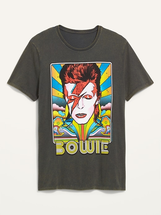 View large product image 2 of 2. David Bowie&#153 Vintage Gender-Neutral Graphic T-Shirt for Adults