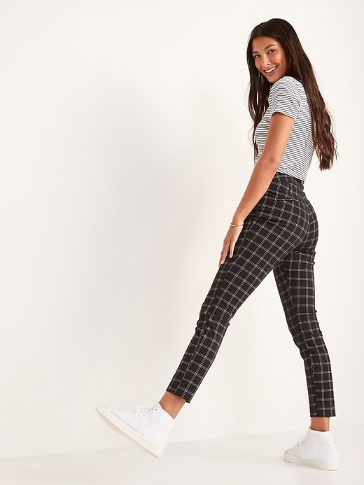 Image number 6 showing, High-Waisted Printed Pixie Skinny Ankle Pants