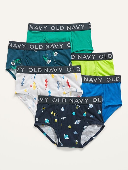 Printed Brief 6-Pack for Boys