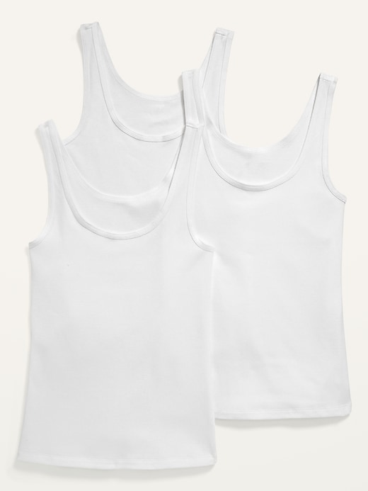 Old Navy Slim-Fit Rib-Knit Tank Top 3-Pack for Women. 5