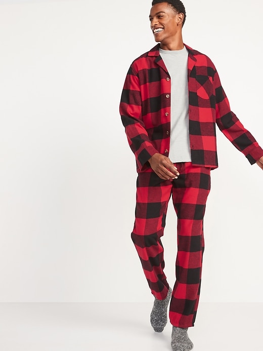 Matching Plaid Flannel Pajama Set for Men | Old Navy