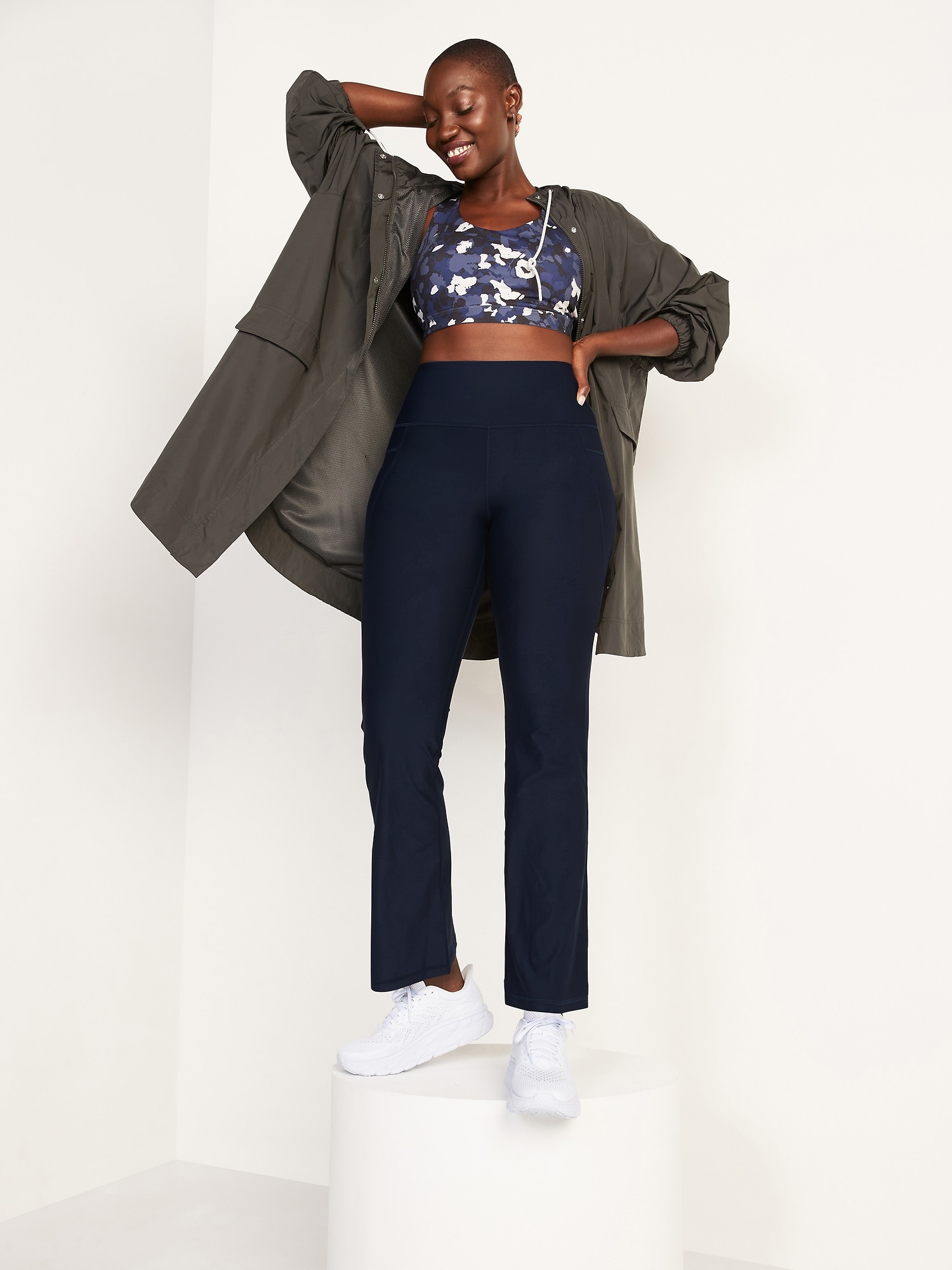 old navy active slim bootcut high rise