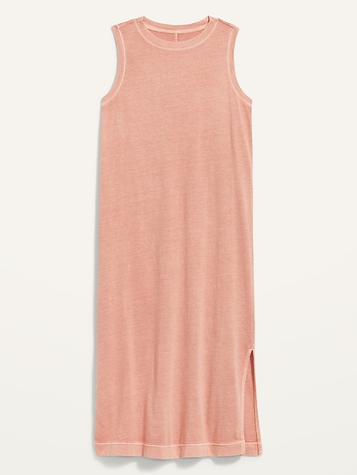 knee length dresses for ladies Sleeveless Midi Shirtdress
