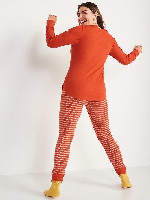 Image number 2 showing, Matching Thanksgiving Graphic Pajama Set for Women