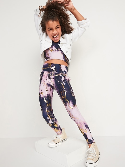 old navy marble leggings