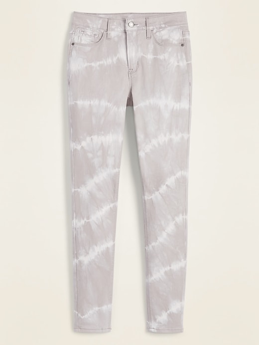 Image number 4 showing, High-Waisted Rockstar Super Skinny Tie-Dye Jeans for Women