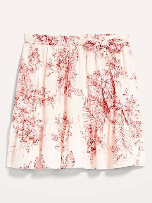 Image number 4 showing, High-Waisted Tiered Mini Swing Skirt for Women