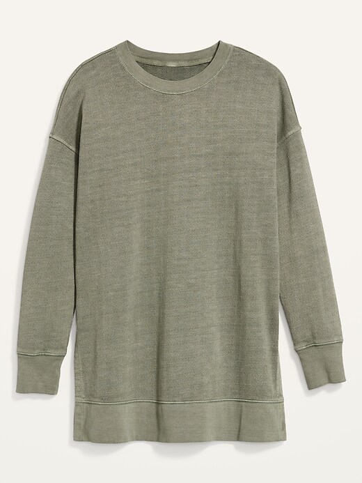 Image number 4 showing, Loose Cali-Fleece Terry Tunic Sweatshirt for Women