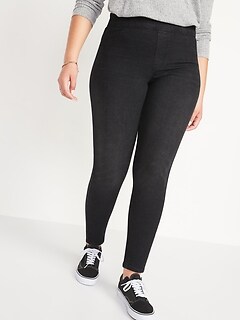 old navy black rockstar jeggings