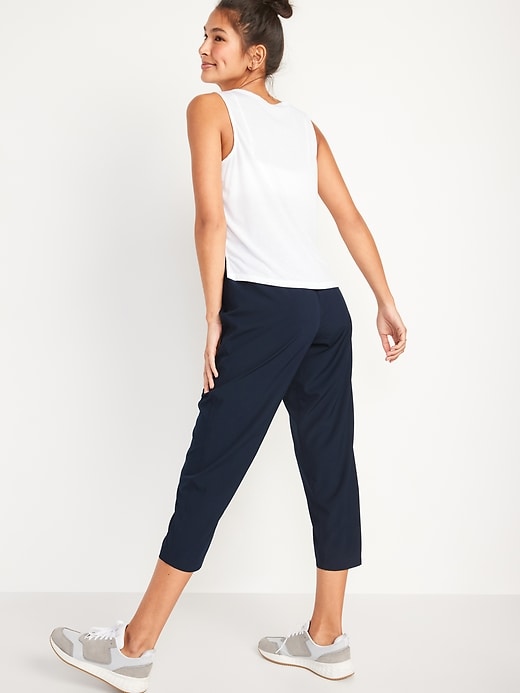 Image number 6 showing, High-Waisted StretchTech Utility Crop Pants