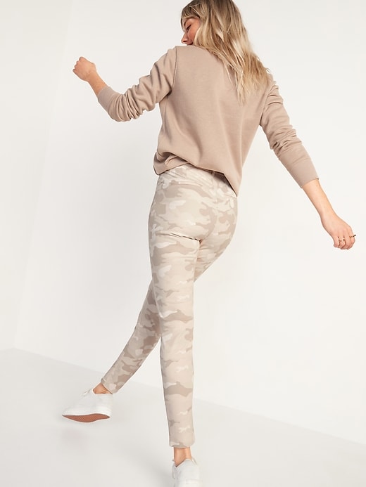 Image number 5 showing, High-Waisted Pixie Full-Length Camo Pants for Women