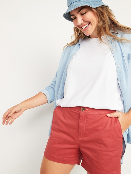 Image number 3 showing, High-Waisted Everyday Shorts for Women -- 3.5-inch inseam