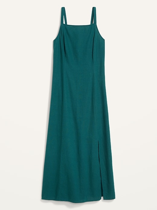 Image number 4 showing, Sleeveless Linen-Blend Maxi Dress