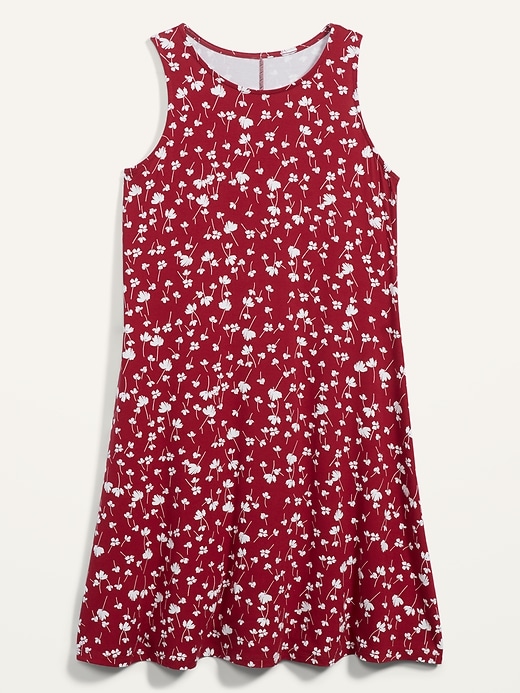 Image number 4 showing, Sleeveless Jersey-Knit Swing Dress