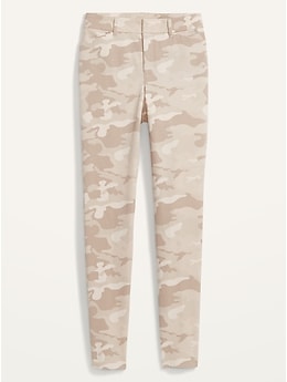 High-Waisted Camo Pixie Skinny Pants for Women