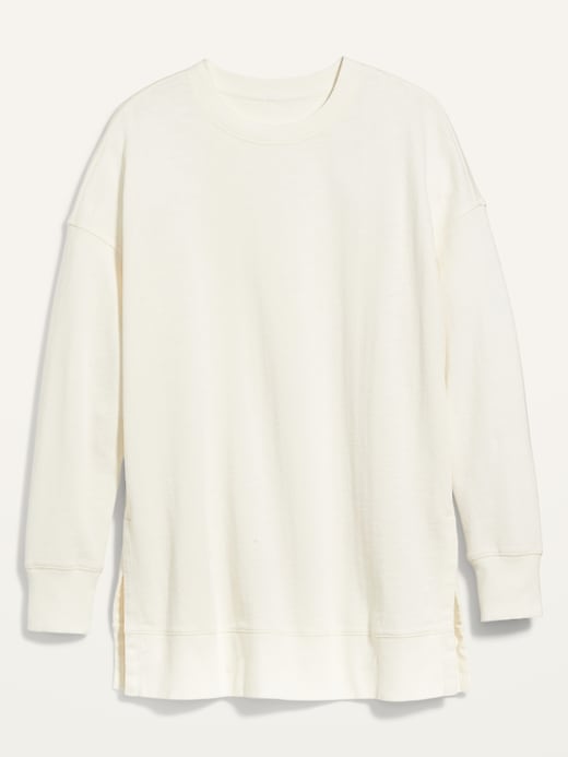 View large product image 2 of 3. Loose Cali-Fleece Terry Tunic Sweatshirt for Women