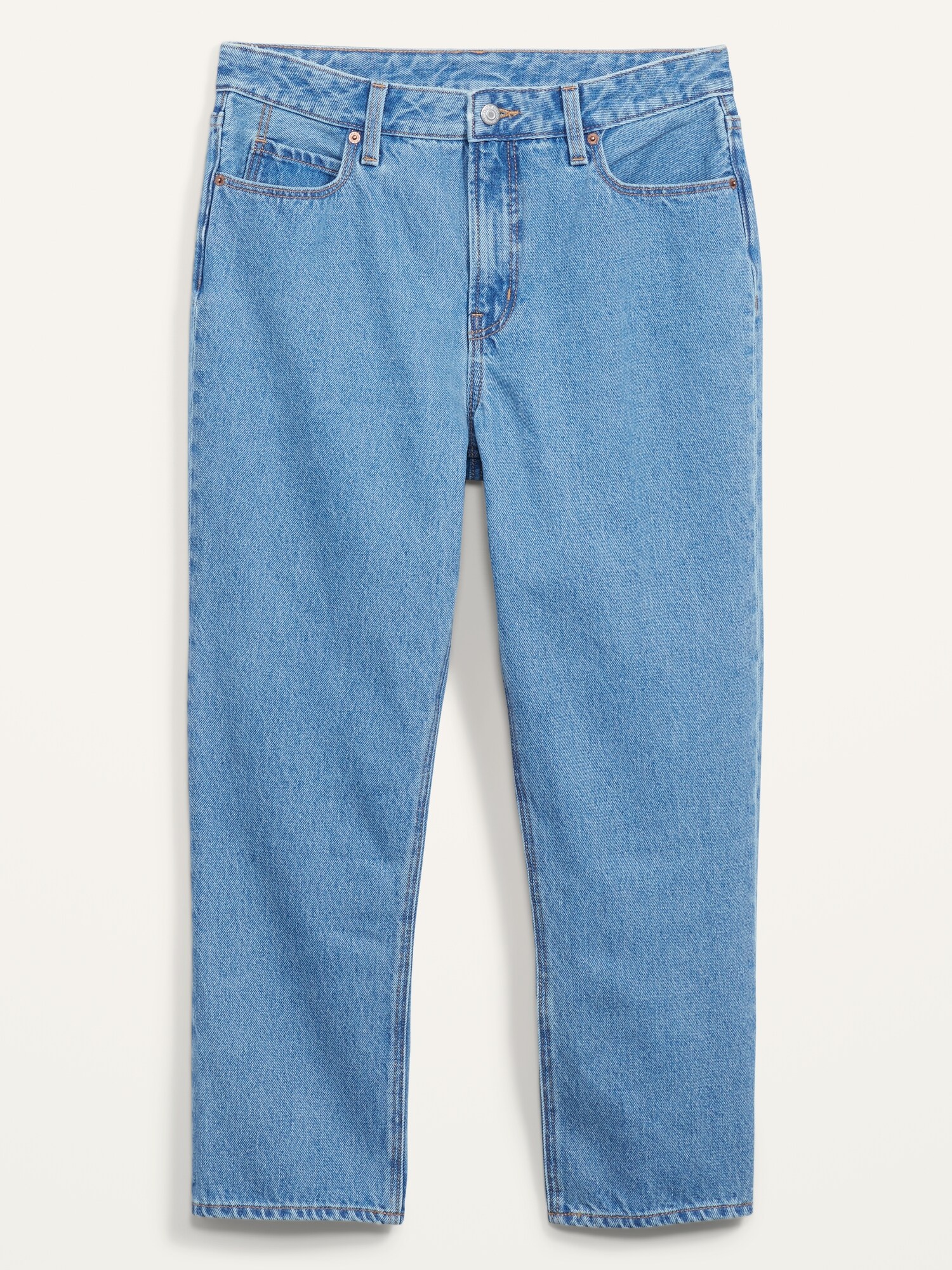 High-Waisted Slouchy Straight Cropped Jeans for Women | Old Navy