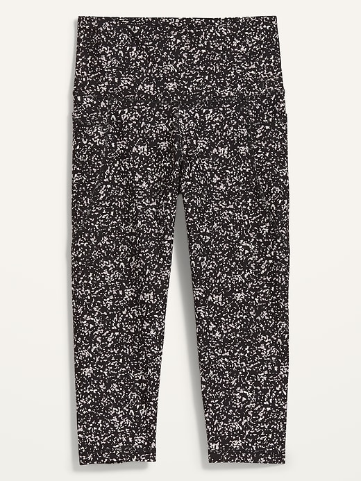 Image number 4 showing, High-Waisted PowerSoft Side-Pocket Crop Leggings -- 16.5-inch inseam