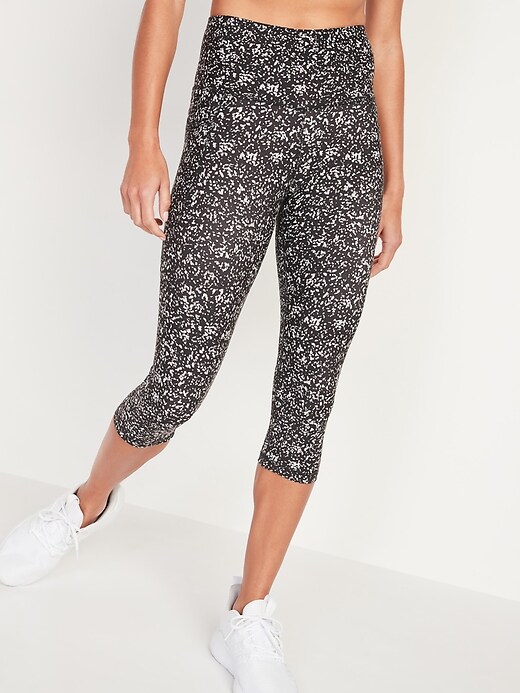 Image number 5 showing, High-Waisted PowerSoft Side-Pocket Crop Leggings -- 16.5-inch inseam