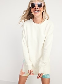 View large product image 3 of 3. Loose Cali-Fleece Terry Tunic Sweatshirt for Women